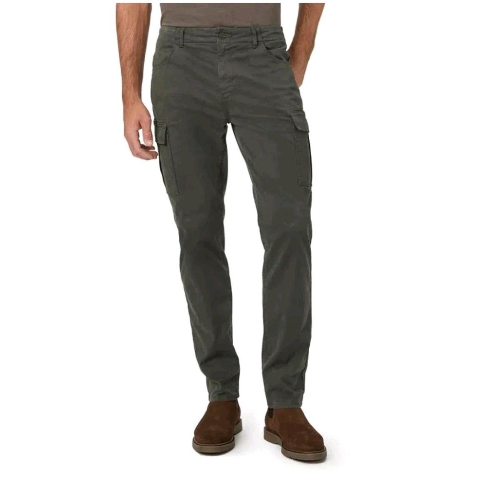 PAIGE Mens Ronin Tapered Slim Cut Cargo Pants Shaded Glen Sz 38 X 33 NEW! $219